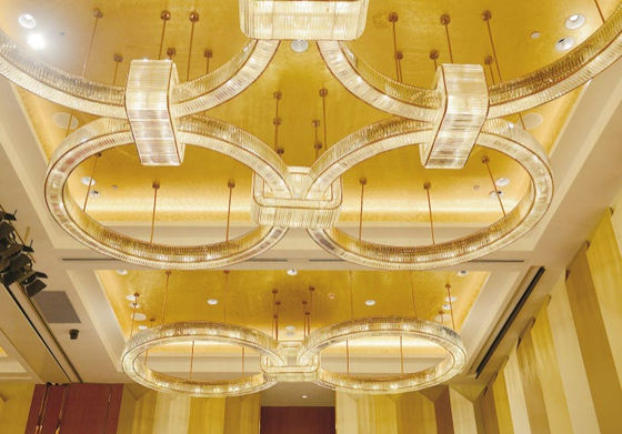 Luz de pendente de luxo para ocasiões comerciais de hotéis
