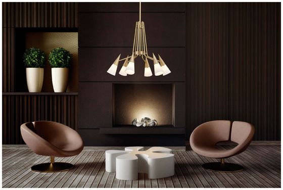 Moderno estilo de arte candelabros personalizados adequados para diferentes espaços