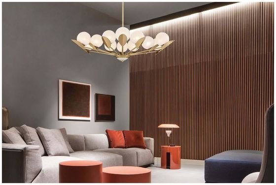 Lâmpadas de candelabro de vidro de bronze 2700K/3000K/3500K
