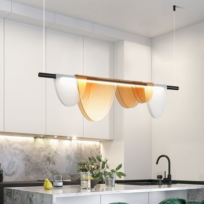 Ambre e Branco Lustreiro de Restaurante LED de Alta Representação de Cor