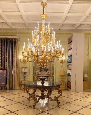 OEM ODM Metal Candle Chandelier Customizado Candelabra de ouro Chandelier