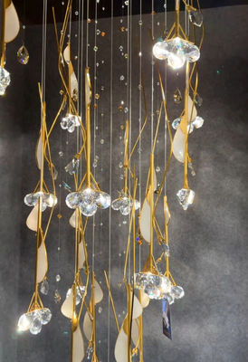 Candeeiros de telhado alto para decoração de espaços