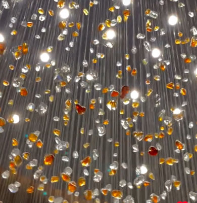 Iluminação de quarto Modelo Villa Grandes lustres de vidro