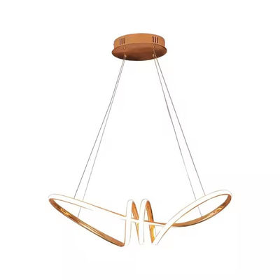 Lâmpadas de luzes LED modernas revestidas com cromo de ouro penduradas para sala de jantar cozinha sala de estar casa luzes de luzes