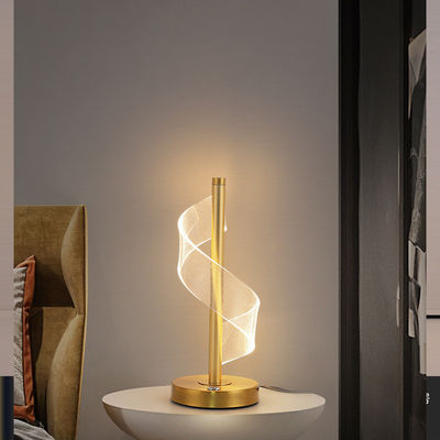 Lâmpada de mesa acrílica decorativa moderna Modelo de quarto quarto de hotel quarto de cama Lâmpada de atmosfera de leitura