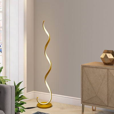 Sofá de sala de estar minimalista moderno Lâmpada de piso vertical Arte Arco Smart Design de hotel minimalista quarto Lâmpada de piso LED ao lado da cama