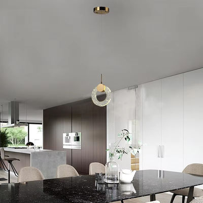 Minimalista Luz de luxo Master Bedroom Candelabro à beira da cama Rede de fundo vermelho Parede Lâmpada de cristal Lâmpada de longa linha Bar Pequeno Candelabro Moderno simples