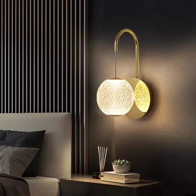 Modern Light Luxury Dragon Bead Restaurante Lâmpada Esférica Quarto Lâmpada de Parede Vila Escadaria Giratória Lustre Loft Lustre Compartilhado