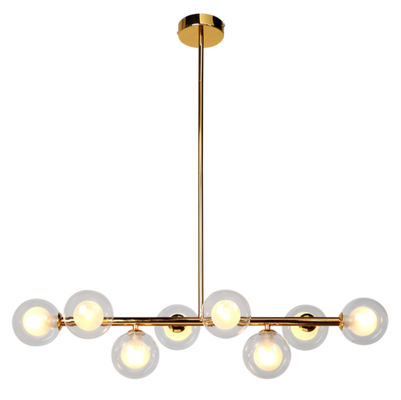 Sombra dupla lâmpada molecular nórdica lâmpada mágica de feijão vidro candelabro sala de estar personalidade sala de jantar criativa postmoderno simples luz do quarto luxo luzes