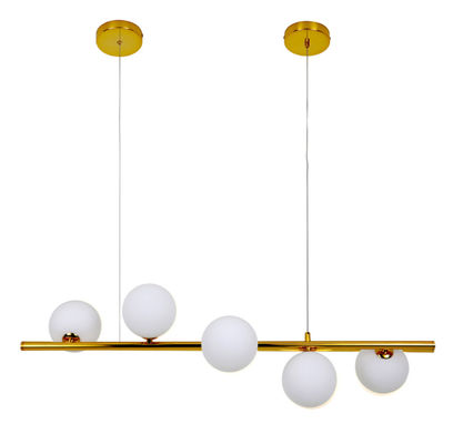 Lâmpada branca Lâmpada molecular nórdica Magia de feijão vidro lustre sala de estar Personalidade sala de jantar criativa pós-moderno simples luz do quarto luxo luzes