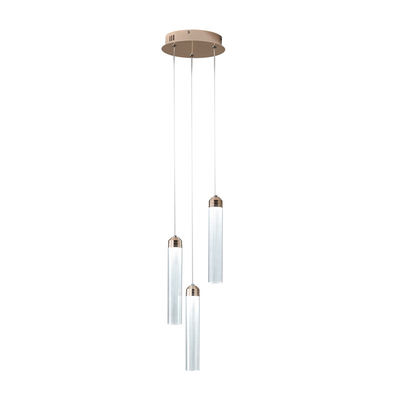 Três acrílicos cilindrico quarto candelabro ao lado da cama sala de estar TV fundo lâmpada de parede minimalista lâmpada ao lado da cama