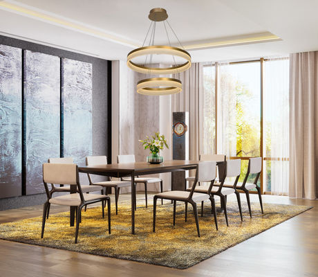 Economia de energia Sala de estar Quarto de dormir Lâmpada de teto acrílico candelabro 84w Lâmpada de anel LED