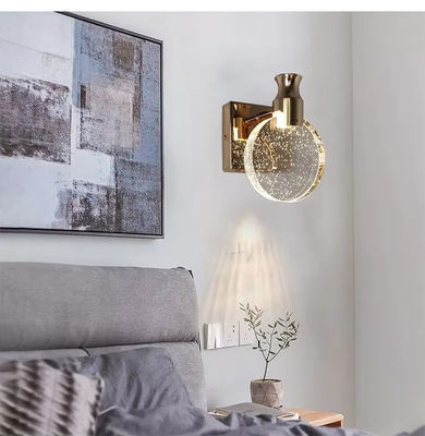 Lâmpada de Cristal de Cromo de Bolha de LED Moderna Decorada com Lâmpada de Lâmpada de Lâmpada de Lâmpada de Lâmpada