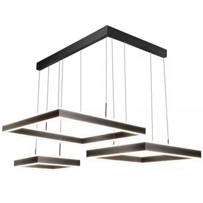 Sala de estar Lâmpada Quadrada Simples Lâmpada Quadrada Lâmpada Nórdica Minimalista Sala de jantar