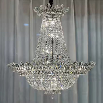 Crystal Wedding Decoration Chandelier Hot Sale Villa Hotel Luxury Pequeno candelabro de superfície Cristal