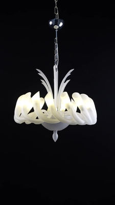Europa Moderno Lustreiro Casa Simples Sala de estar Sala de Dormir Iluminação Decorativa Lâmpada Luminosa Amber Luster Shopping Mall Pendente