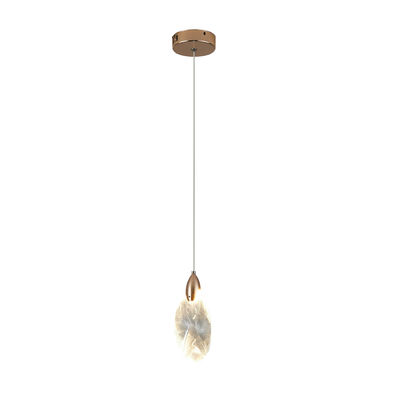 Moda por atacado Escalinha Sala de jantar Lâmpadas de pendente de ouro contemporâneo Lâmpadas de cristal de nuvem decorativas modernas Lâmpadas