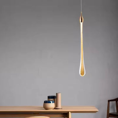 Elegante LED luxo cristal candelabros lâmpadas de gota de água quarto moderno simples bar decorativo candelabro iluminação lâmpada pendurada
