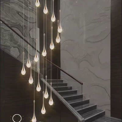 Internet Celebrity Lustreiro de cintura pequena Iluminação elegante para sala de estar penthouse