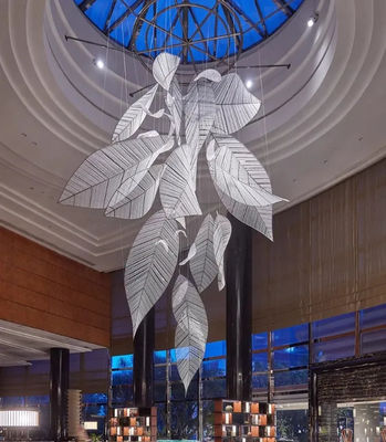 Hotel Lobby Restaurante Sala de reuniões Clube Villa Departamento de Arte Decoração Cristal Lâmpadas de Folha Duração de vida 30000 horas