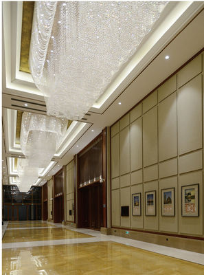 Novo Produto Iluminação Decorativa Sala de baile Centro Comercial Iluminação Hotel Lobby Grande Lâmpadas Luxo Tecto Cristal Luz