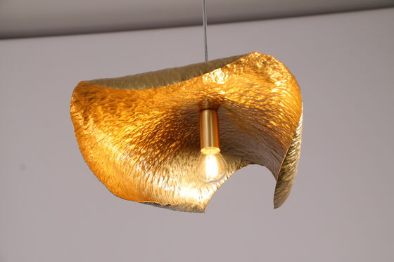 Design moderno Decoração de interiores Sala de estar Sala de jantar Brass Led Lustre Lâmpada Pendente