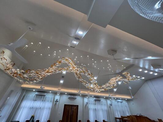 Lustres modernos Casa Sala de jantar Lustres estilo contemporâneo