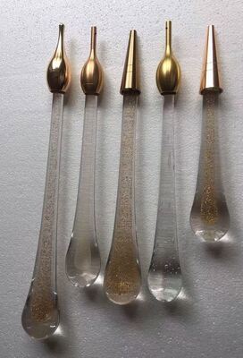 Luzes de LED para Casa Lâmpada de Teto de Vidro Moderna Luzes Pingente de Cristal de Gota de Chuva de Ouro de Luxo para Casa Escritório Nórdico