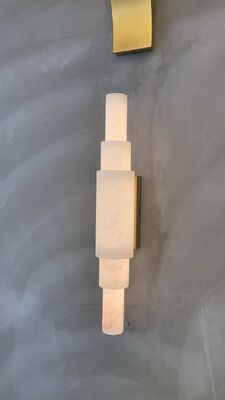 Luminária de Parede de Pedra Natural Nuvem Espanhola Luxo Moderno Minimalista para Sala de Estar, Luminária de Corredor, Luminária de Alabastro para Cabeceira