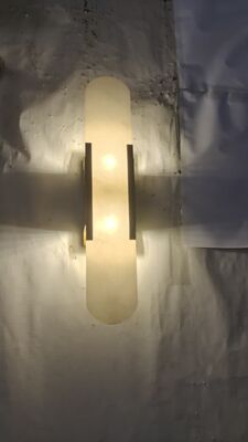 Lâmpadas lineares de fita de cristal feitas sob medida Lâmpadas modernas de banquete de longa duração