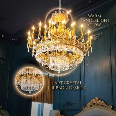 Antique French Baccarat Crystal Chandelier European Style Creative for High End Club Lounge